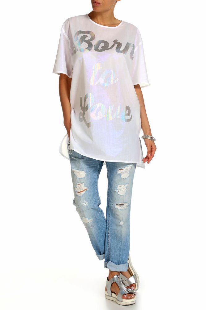 Футболка TWIN-SET Jeans JS625B